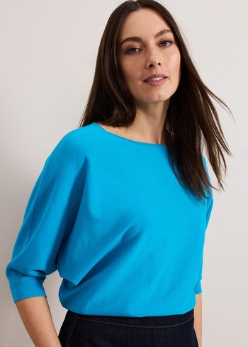 Phase Eight Cristine Knitwear Blue Canada | ARXIGE-014